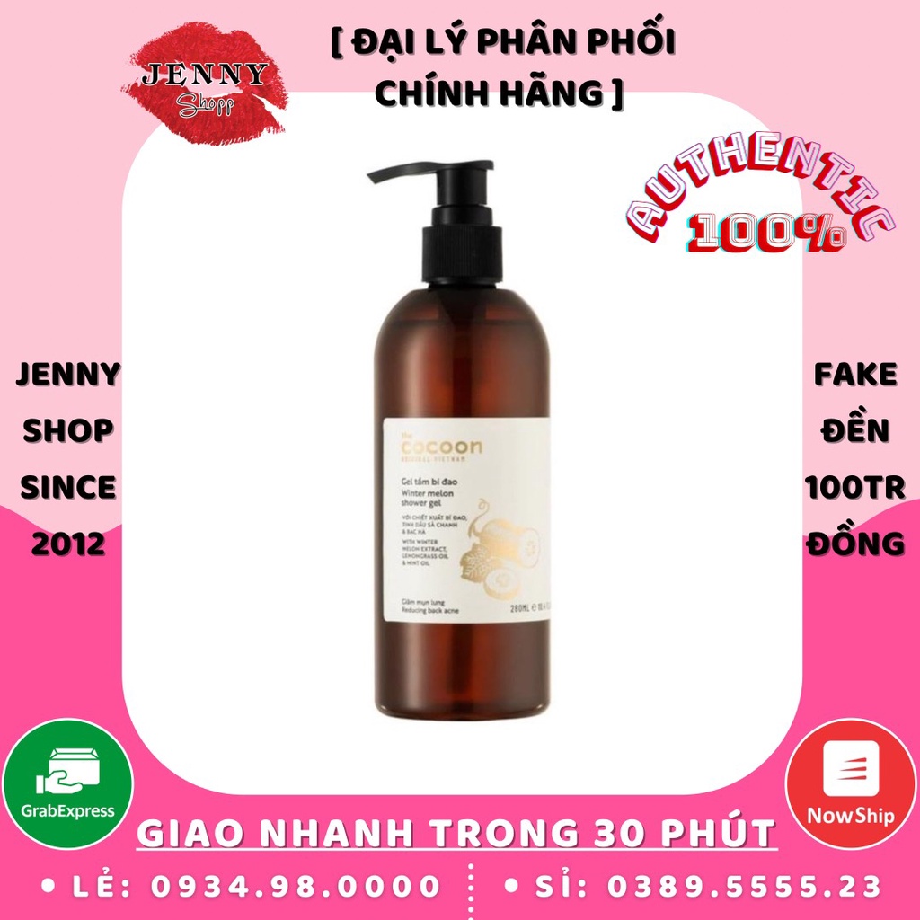 Gel Tắm Bí Đao Cocoon Winter Melon Shower Gel