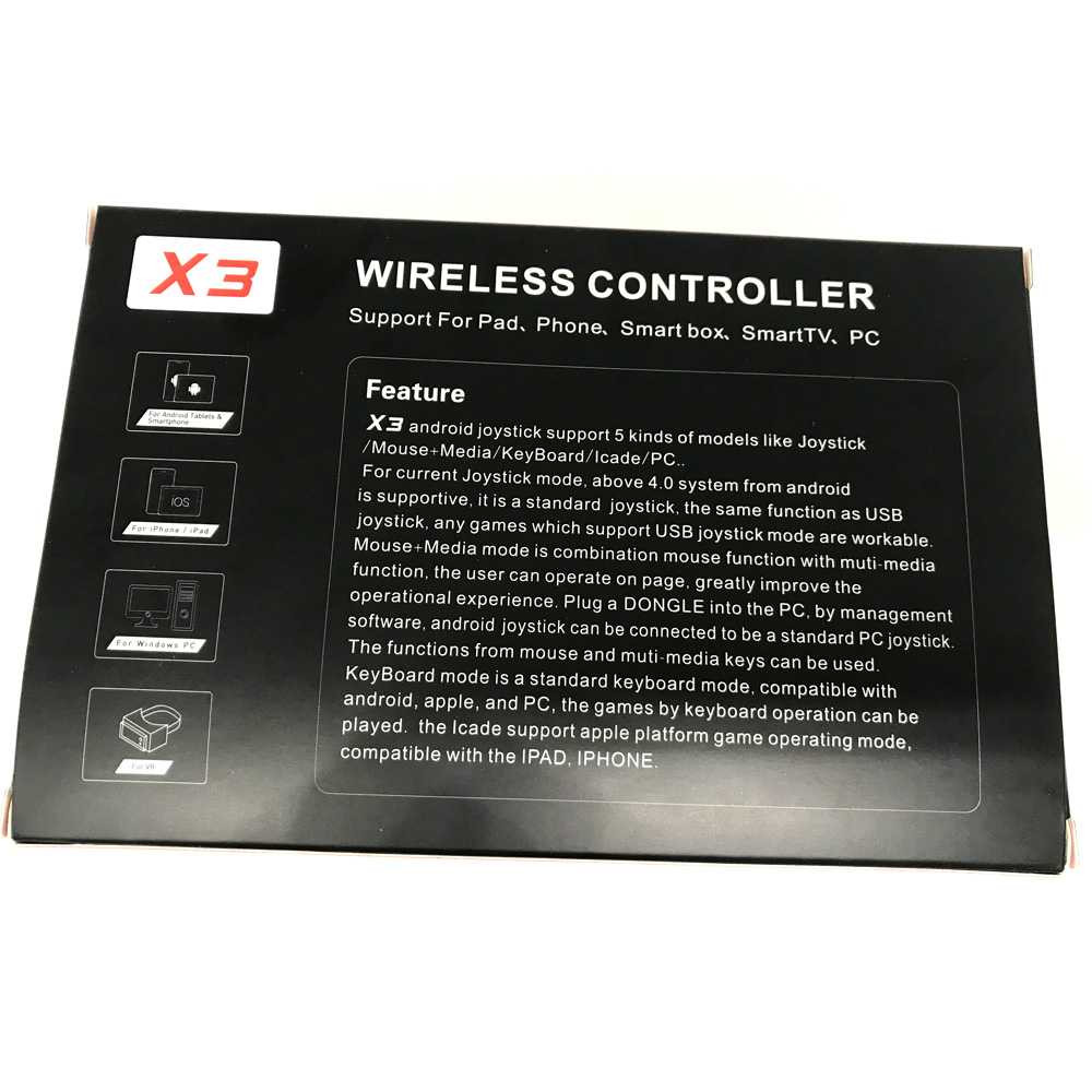 Tay Cầm Chơi Game Bluetooth Không Dây Fmshopp Terios X3 Cho Điện Thoại Thông Minh & Tv Box | BigBuy360 - bigbuy360.vn