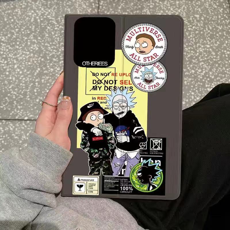 Bao Da Máy Tính Bảng Họa Tiết Sesame street Dành Cho apple ipad mini 123 air 9.7inch 11inch Ốp