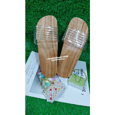 Guốc gổ nam nử phối đồ bà ba siêu đẹp