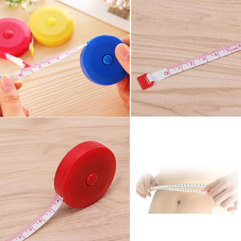 Thước Dây Mini 1.5m 60 &quot;Có Thể Thu Gọn Dùng Trong May Mặc