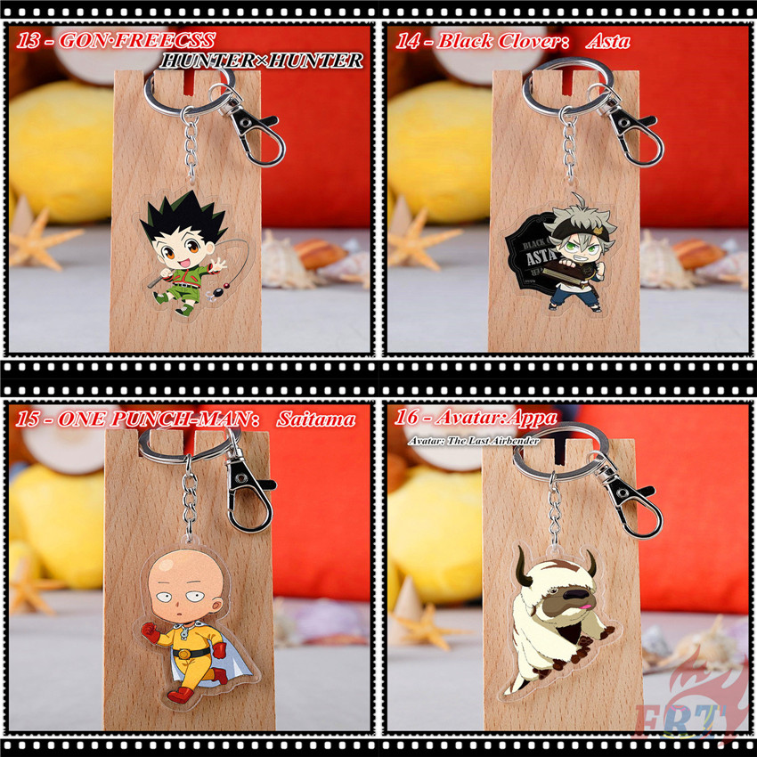 ❀ Animation Comics Games - Cartoon Character Cosplay Acrylic Móc khóa ❀ 1Pc Fashion Keyrings Pendant Gifts Keychains（16 Styles）