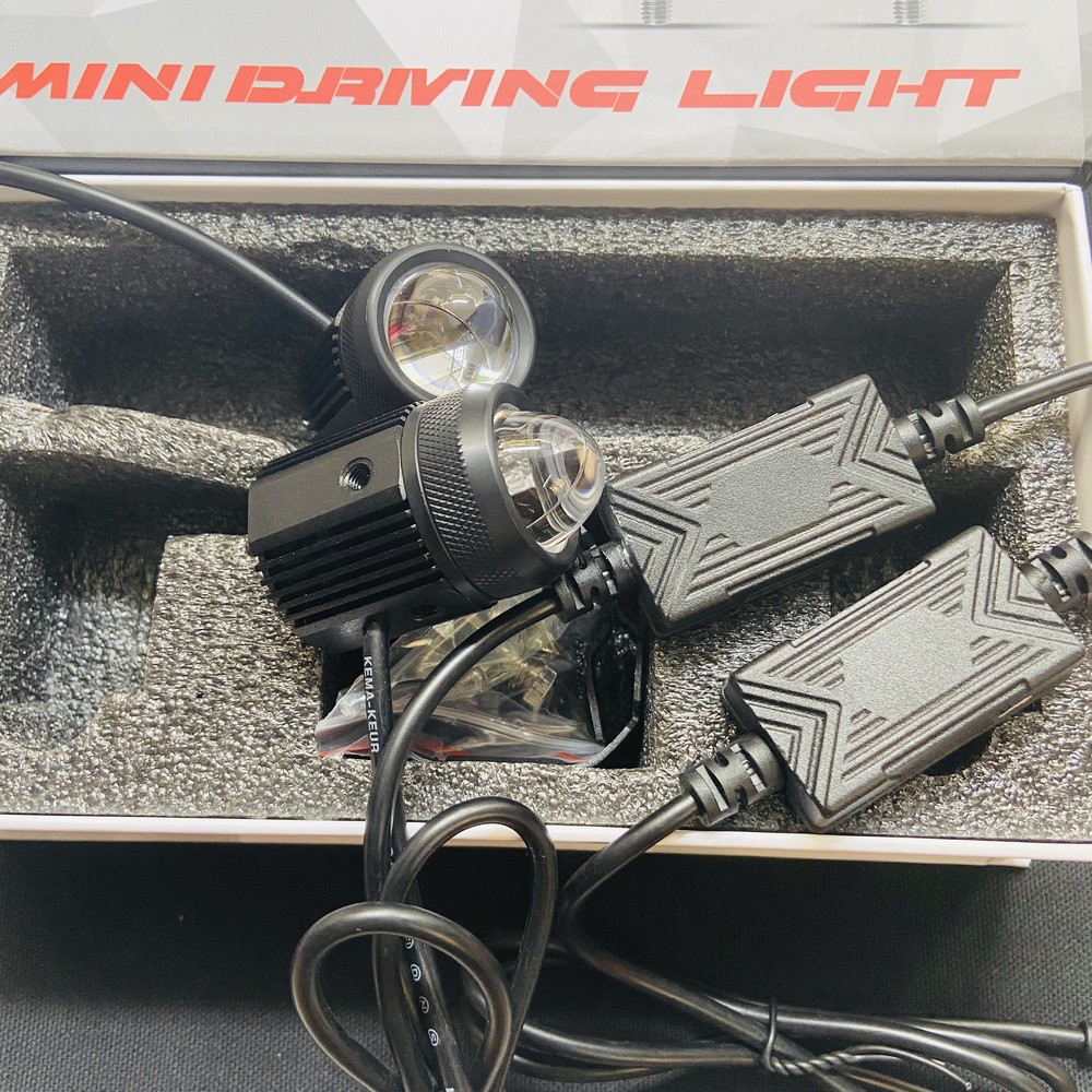 ĐÈN TRỢ SÁNG MINI LED GẮN MỌI LOẠI XE HÀNG CAO CẤP FULL HỘP