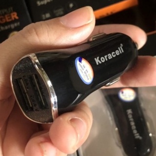 Sạc xe hơi Koracell 2,4A có 2 cổng USB hàng chính hãng bảo hành 12 tháng