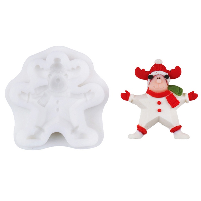 Khuôn Silicone Làm Bánh &amp; Socola Hình Ông Già Noel