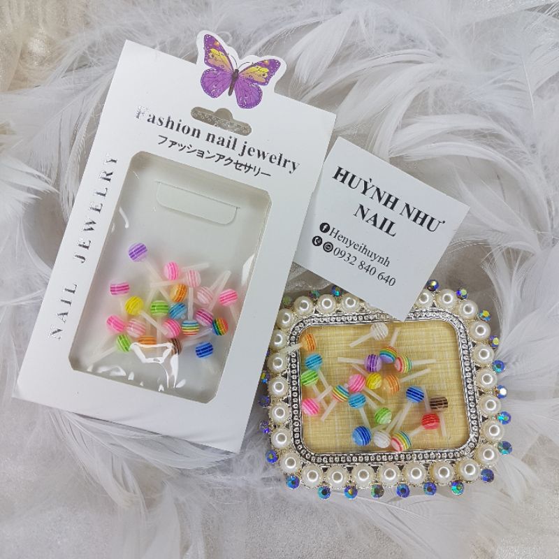 CHARM ĐÍNH MÓNG HÌNH KẸO M.ÚT SIÊU CUTE