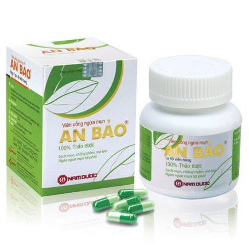 Viên uống ngừa mụn AN BẢO lọ 30viên