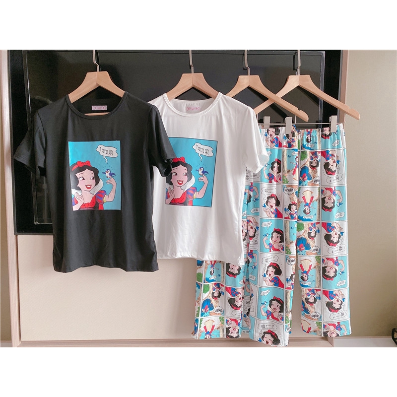 Bộ đồ ngủ ngắn tay thời trang xinh xắn | BigBuy360 - bigbuy360.vn