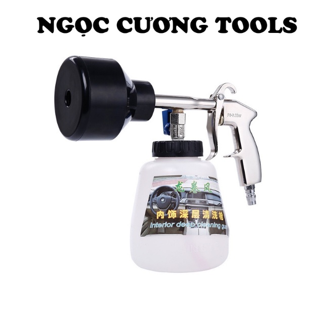 Súng phun tạo bọt tuyết + bình 1 lít để rửa xe Đài loan dùng cho máy nén khí