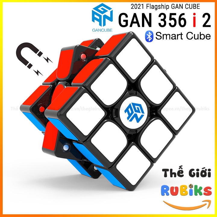 GAN 356 i2 3x3 Smart Cube (Magnetic) - Khối Rubik GAN i 2 3x3 Thông Minh Có Nam Châm