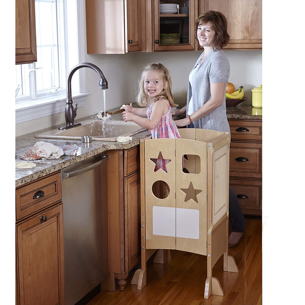 Ghế đứng học tập Montessori - learning tower - Kitchen Helper - thanh đứng học tập
