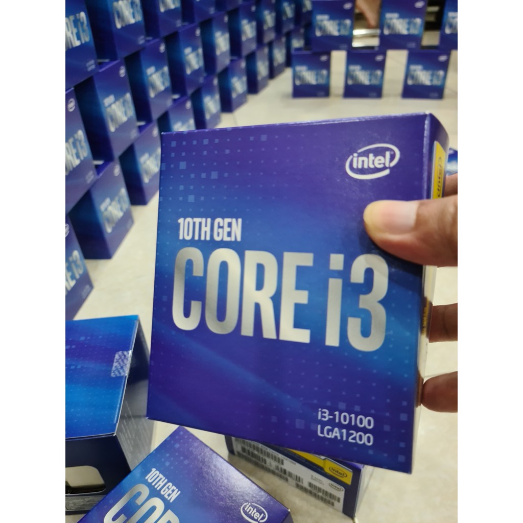 Bộ vi xử lý I3 10100F Box Chính hãng Intel