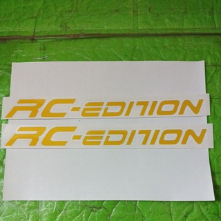 Bộ tem dán phuộc RC crôm vàng