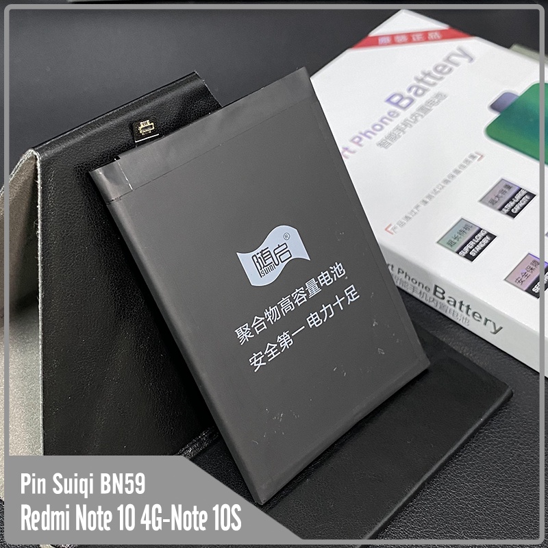 Pin Suiqi Li-ion thay thế cho Xiaomi Redmi Note 10 4G - Redmi Note 10S BN59 5200mAh