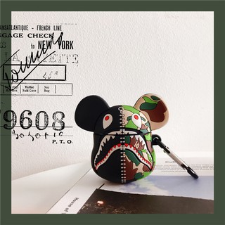 AirPods case hình con cá mập - Bape Logo