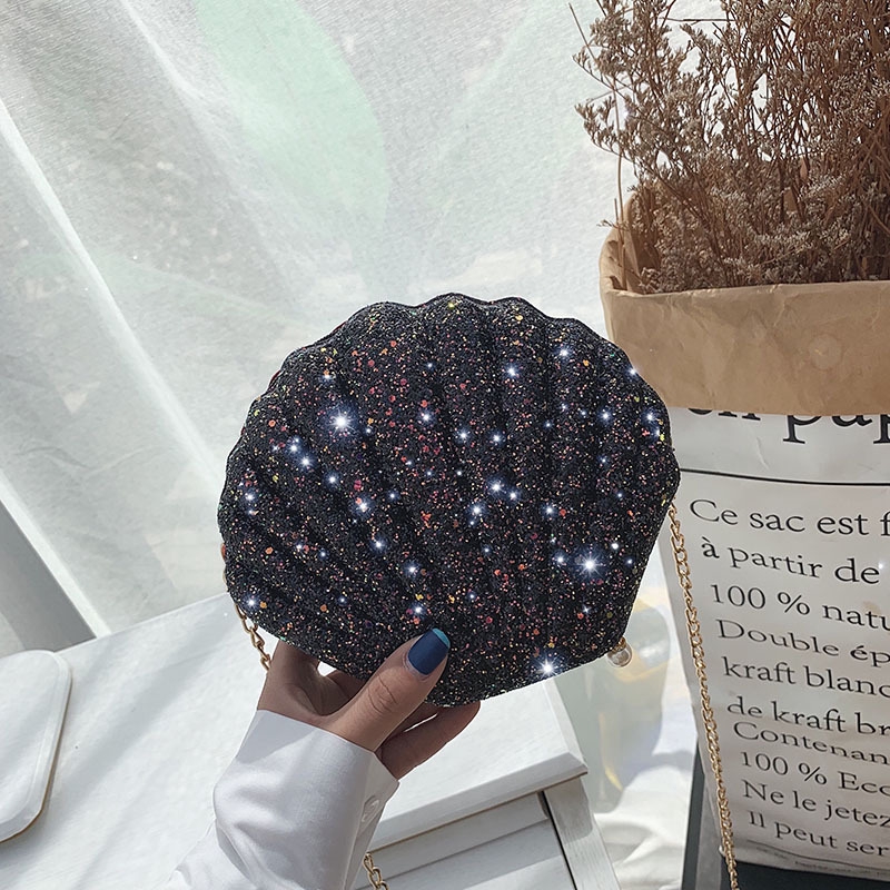 Túi Đeo Chéo Hình Vỏ Sò Ngọc Trai Thời Trang Dễ Thương