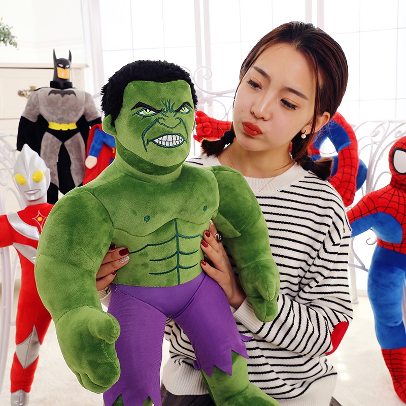 Búp Bê Nhồi Bông Hình Nhân Vật Hulk Trong The Avengers Cho Bé