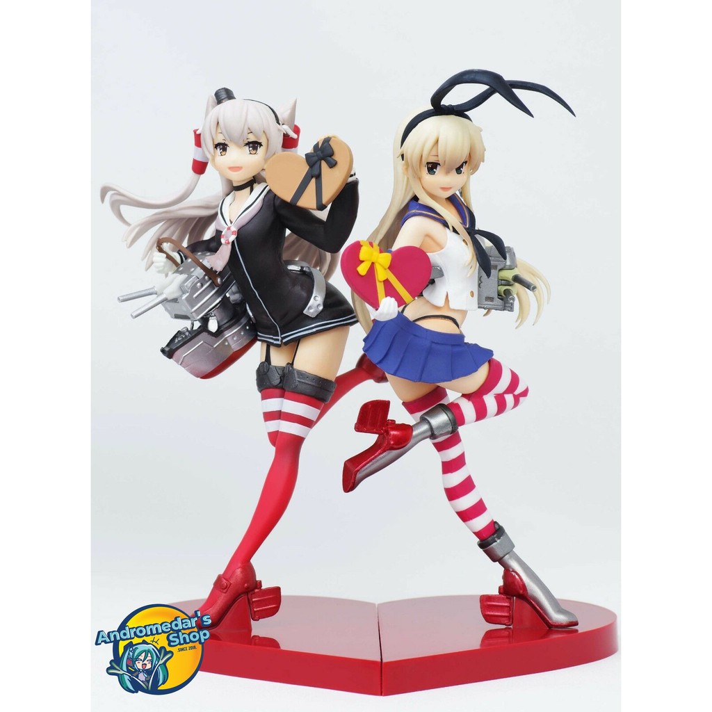 [Taito] Mô hình nhân vật Kantai Collection Kancolle Shimakaze Amatsukaze Set Love Kanmusume Figure