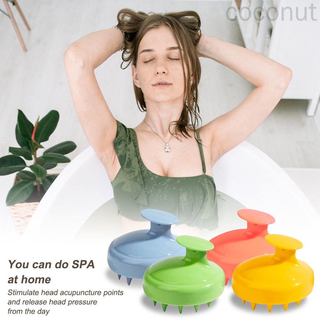Lược gội massage da đầu tẩy tế bào chết giảm căng thẳng tiện dụng