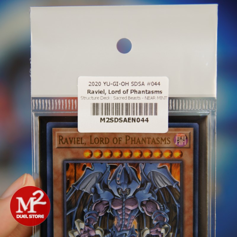 Lá bài Yugioh SDSA-EN044 Raviel, Lord of Phantasms - Ultra Rare - Đóng gói theo tiêu chuẩn M2SCCQ-Lite