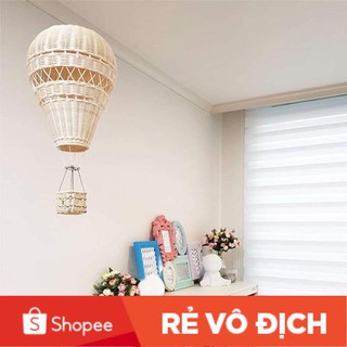Khinh khí cầu mây trang trí nhà cửa, phụ kiện chụp hình, decor ,có ảnh thật