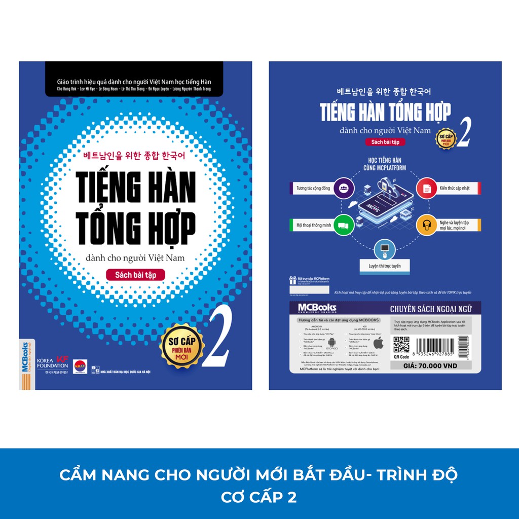 Sách - Tiếng Hàn Tổng Hợp Dành Cho Người Việt Nam - Sách Bài Tập Sơ Cấp 2