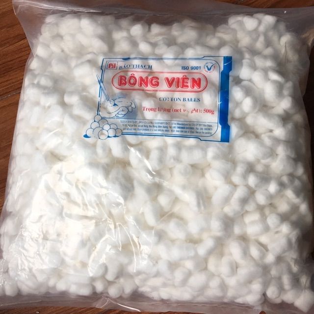 Bông viên - gòn viên 500g
