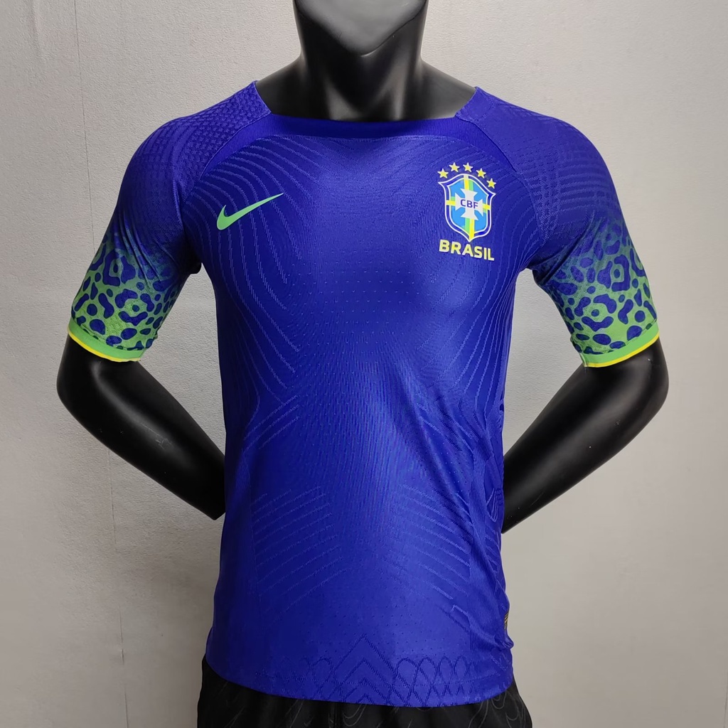 Áo Bóng Đá Ngắn Tay Chất Lượng Cao Phong Cách Brazil 2223