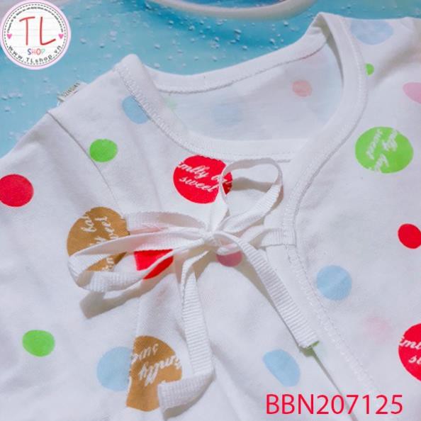Thời trang trẻ em - Bộ quần áo cột dây chấm bi xinh xắn – Quần áo bé trai - Bộ bé trai - Quần áo bé gái - Bộ bé gái