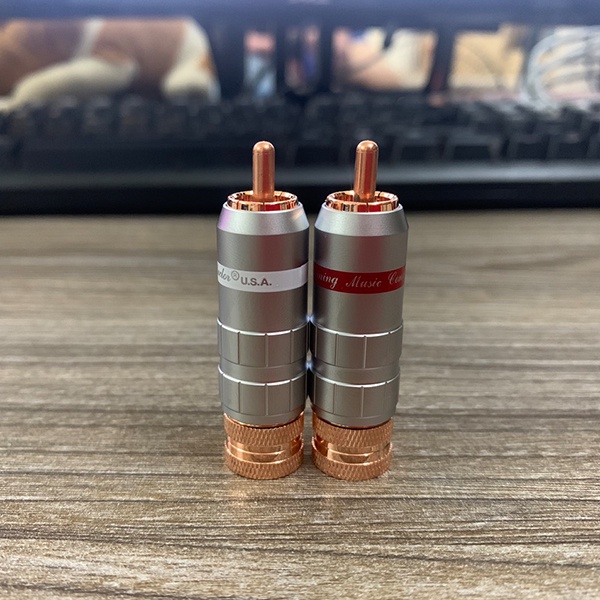 Jack AV/RCA Đài Loan  Đồng Đỏ Siêu Xịn Xò- Giá 1 Chiếc