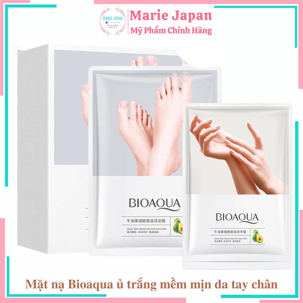 Mặt Nạ Bioaqua Dưỡng Mềm Trẻ Hóa Da Tay Chân Chiết Xuất Bơ Nội Địa Trung