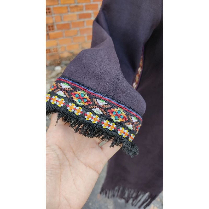 Đầm vải da lộn size L
