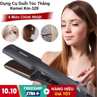 Máy ép duỗi là tóc 4 mức nhiệt kemei - máy tạo kiểu tóc chống bỏng cao cấp