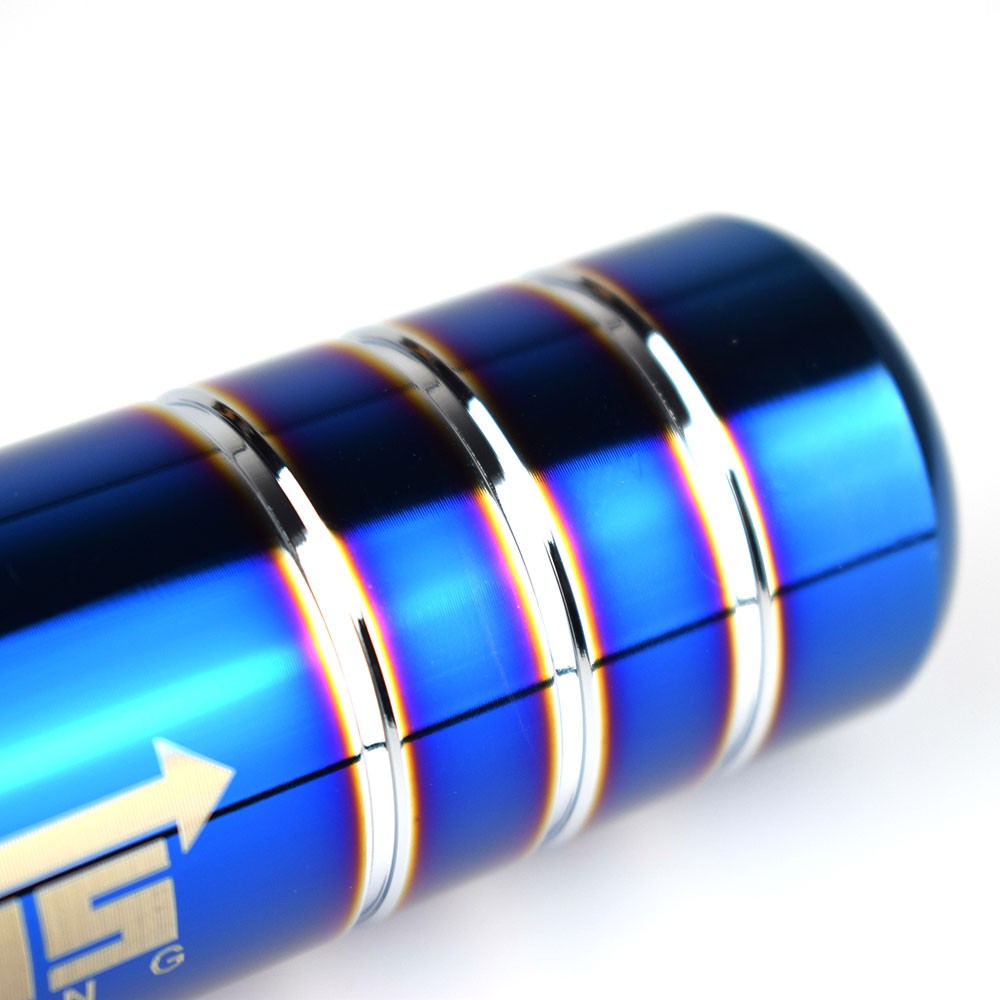 Núm Gạt Chuyển Số Xe Hơi / Xe Tải Bằng Nhôm Màu Xanh Dương Cháy 13CM Thông Dụng