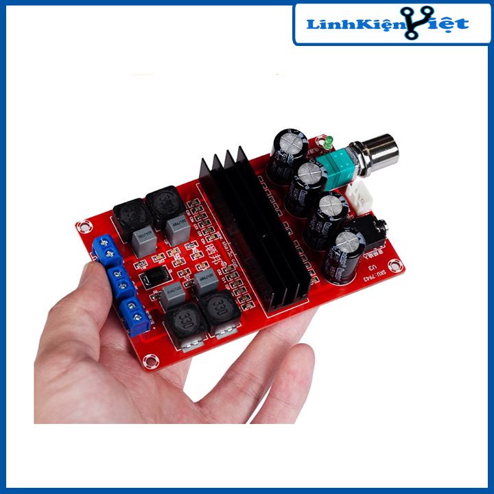 Module khuếch đại âm thanh TPA3116D2 HIFI 2.0 2*100W 12-24VDC 4-8 Ohms
