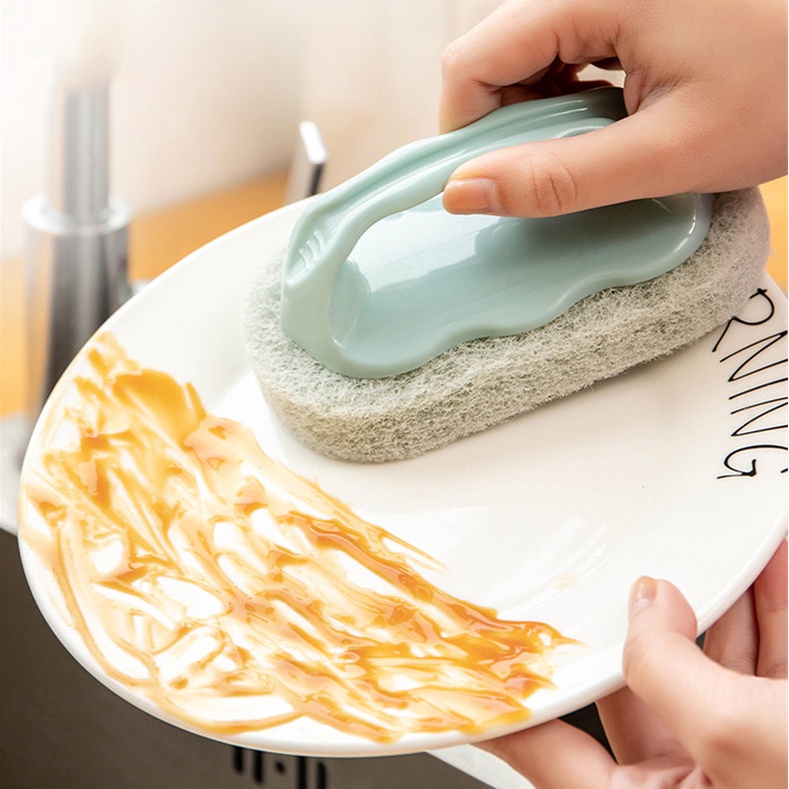 Bàn chải mút xốp vệ sinh nhà tắm / nhà bếp tiện dụng