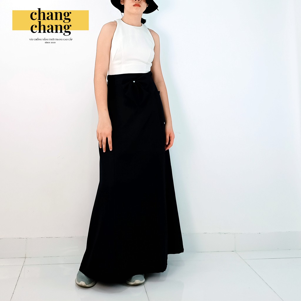 Váy Chống Nắng Thiết Kế, Chân Váy Chống Nắng Thời Trang Cao Cấp | Đen Nơ