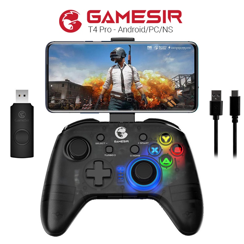 Tay cầm chơi game không dây Gamesir T4 Pro Wireless USB - Hỗ trợ Switch/ PC/ Android/ iOS/ Macbook