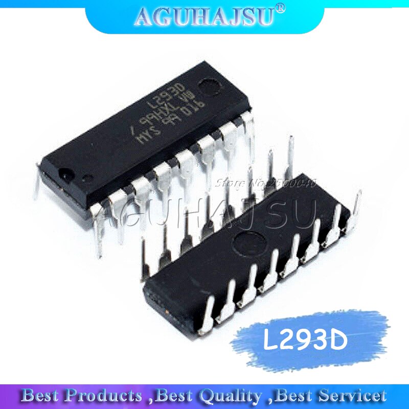 Set 10 Chip Điều Khiển Động Cơ 4 Kênh L293D L293 293 Dip-16 Ic