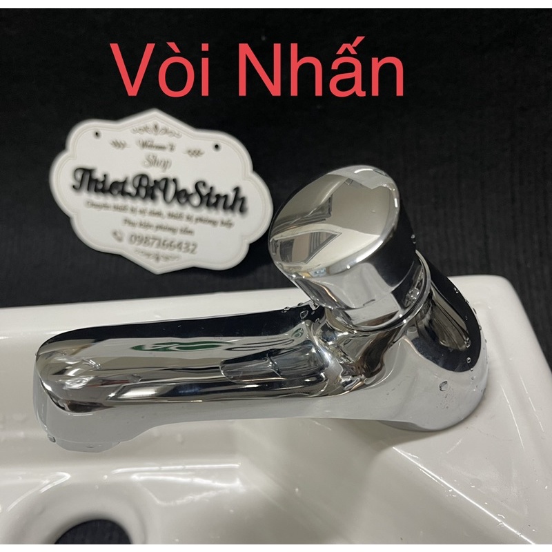 Vòi lavabo nhấn hơi-chậu rửa mặt tự động ngắt nước-vòi bán tự động-vòi hơi lạnh đồng thau 100% dùng nơi công cộng