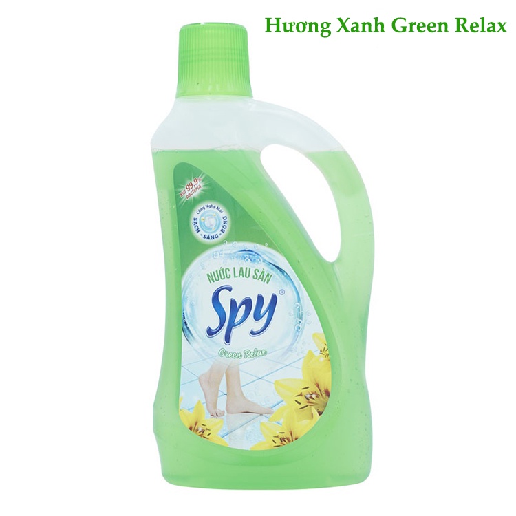 Nước lau sàn SPY, nước lau nhà dung tích 950ml 4 mùi hương Quế, gừng xả, chanh, cam mã hàng SP000062