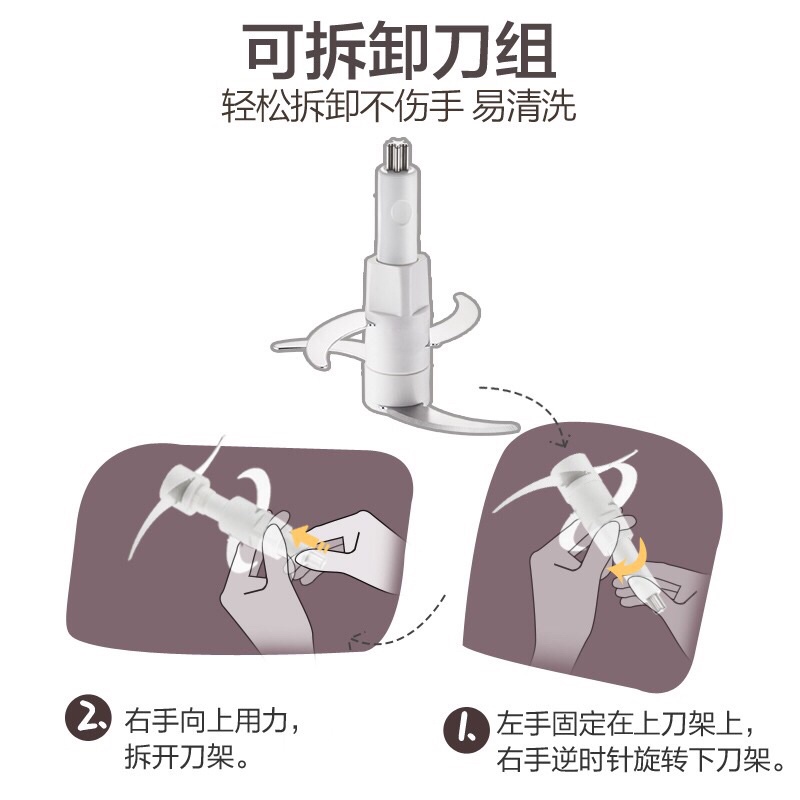 Lưỡi dao của máy xay thịt Bear 2L QSJ-B02Q1
