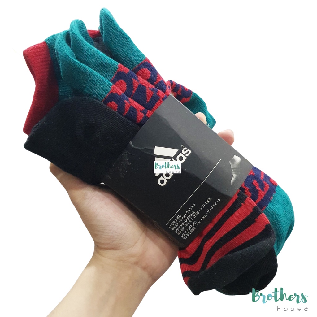 |4 đôi/set| Vớ / tất a.d.i.das cotton cổ ngắn bao xịn mang cực êm