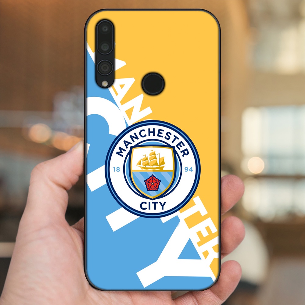 Ốp lưng Huawei Y9 Prime 2019 viền đen in hình Manchester City MC