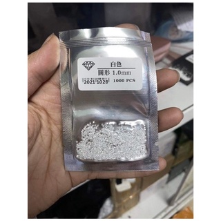 Đá chân nhọn đính răng 1 viên