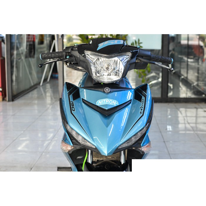 Tem trùm exciter 150 xanh ngọc đen, độ team trùm decal xe máy ex dán đời 2015-2020