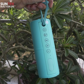 Loa Bluetooth SUNTEK S10 (Xanh ngọc) + Tặng củ sạc USB