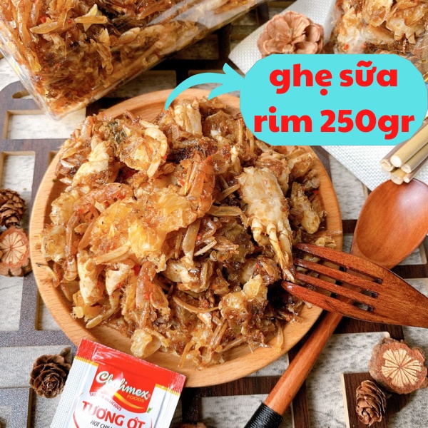 Ghẹ sữa rim thơm ngon bùi bùi 250g hũ pet tiện lợi, ăn vặt rộp rộp Hà Nội với đặc sản các miền ngon giá rẻ