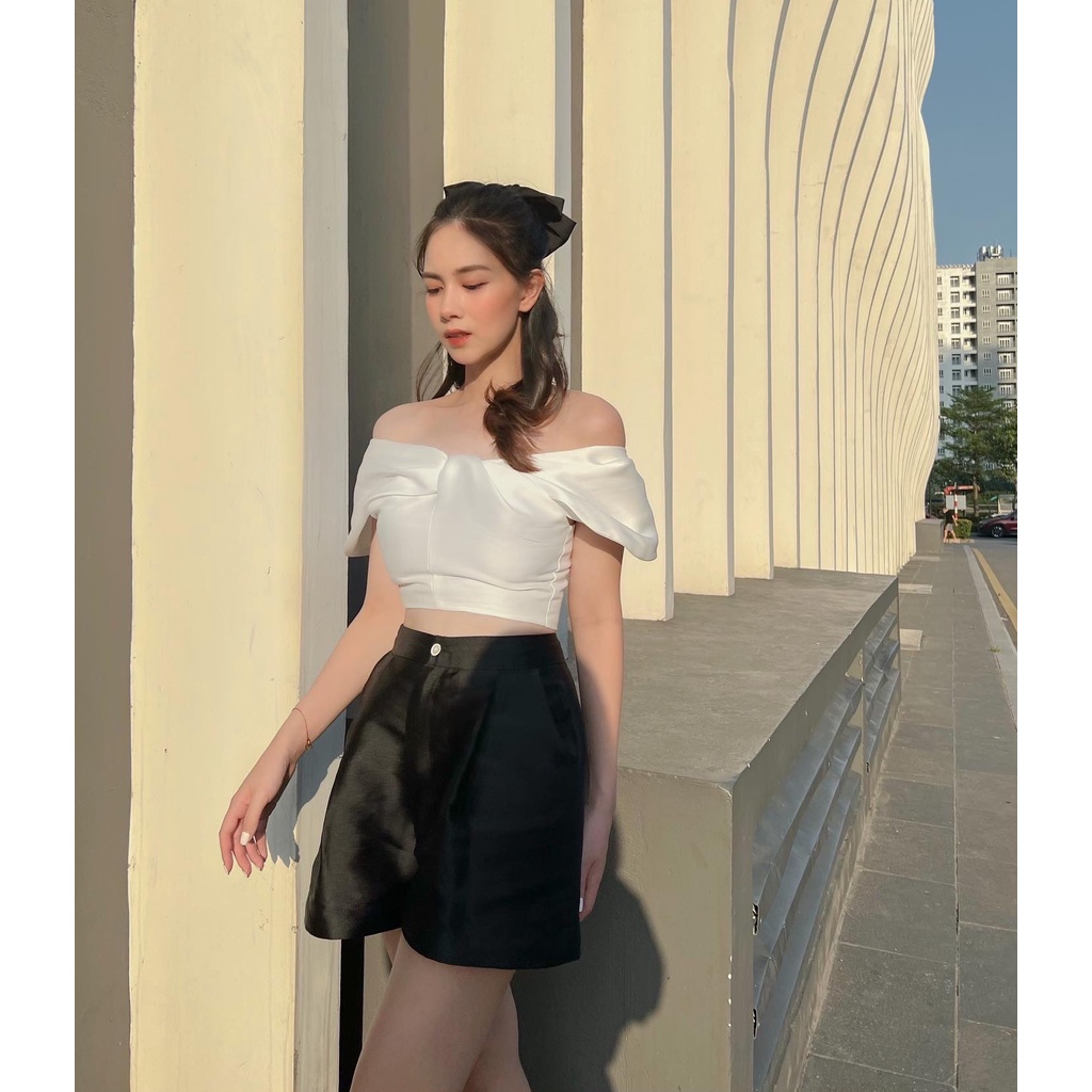 Pandora shirt - Áo croptop ngang vai