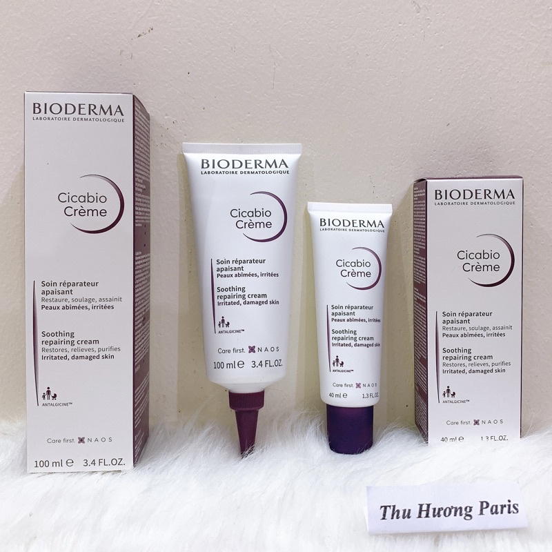 Kem dưỡng Bioderma Cicabio Kem Phục Hồi Da Tổn Thương Da 40ml